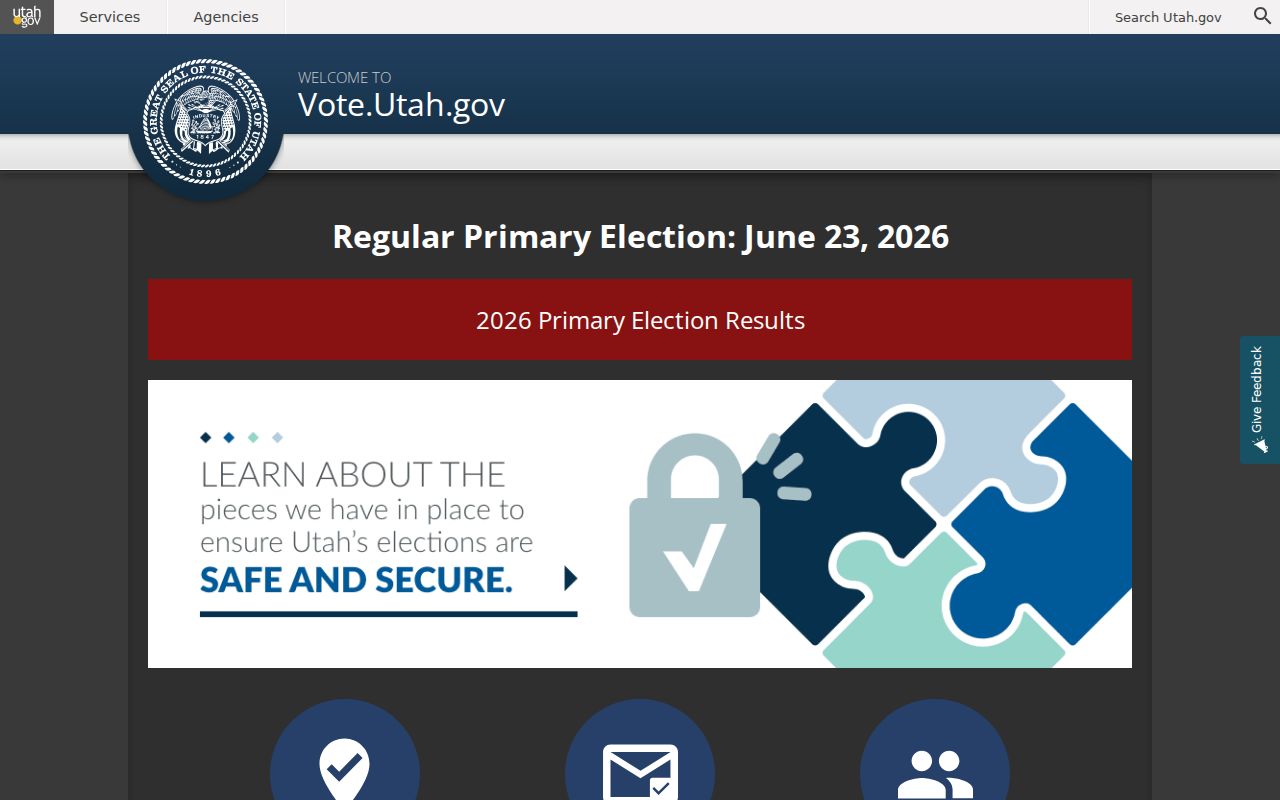 Spanish Fork voter registration lookup on Utah's official portal